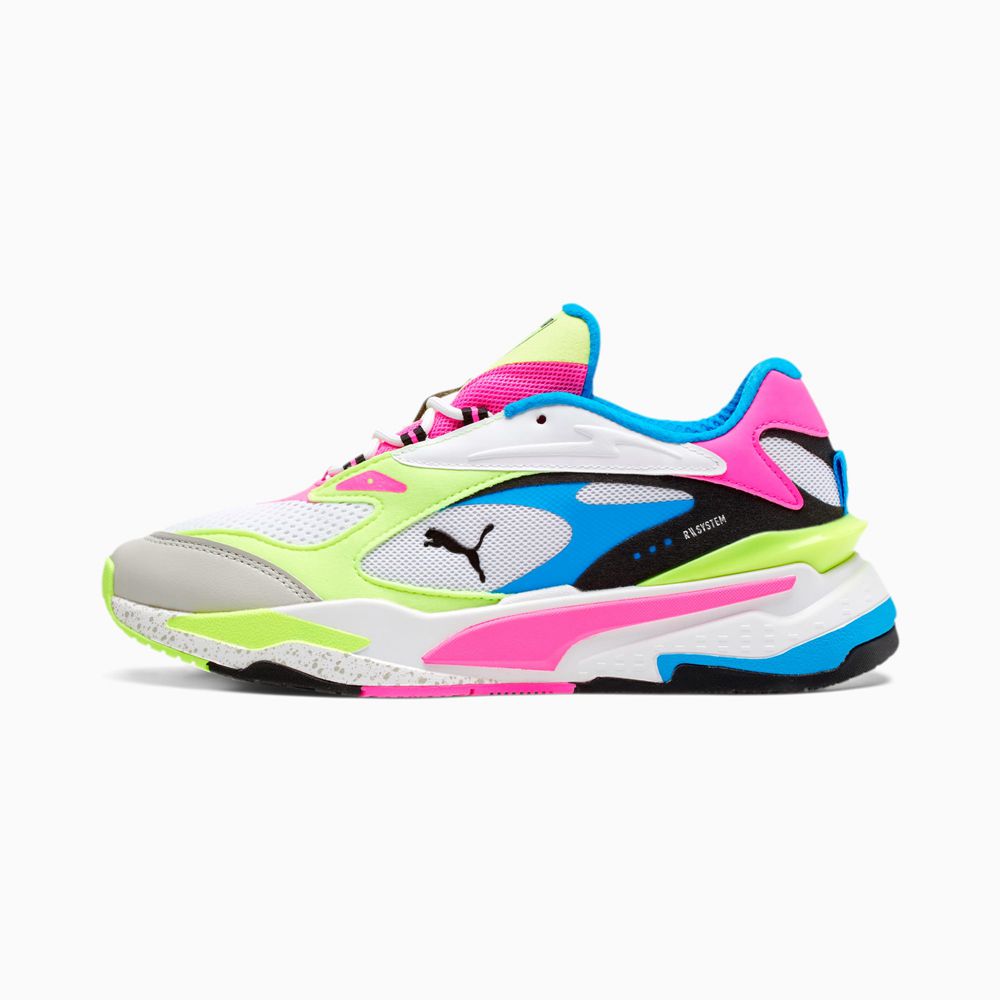 Puma RS-Fast Női Sportcipő - Fehér/Rózsaszín/Sárga ( Hungary - SNFJL8107 )